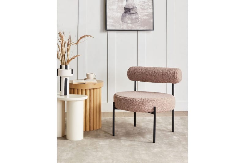 Lenestol Alpha Beige/svart - Beige/svart - Møbler - Stoler - Lenestoler - Lenestol uten armlene