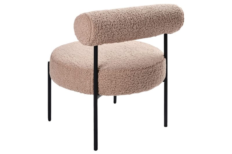 Lenestol Alpha Beige/svart - Beige/svart - Møbler - Stoler - Lenestoler - Lenestol uten armlene