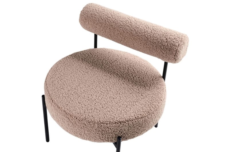 Lenestol Alpha Beige/svart - Beige/svart - Møbler - Stoler - Lenestoler - Lenestol uten armlene