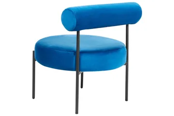 Lenestol Alpha - Blå, Svart - Møbler - Stoler - Lenestoler - Lenestol uten armlene