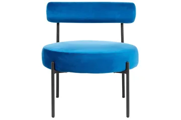 Lenestol Alpha - Blå, Svart - Møbler - Stoler - Lenestoler - Lenestol uten armlene