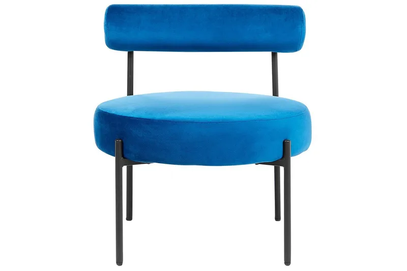 Lenestol Alpha - Blå, Svart - Møbler - Stoler - Lenestoler - Lenestol uten armlene