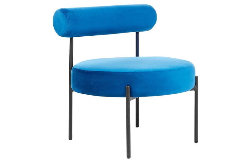 Lenestol Alpha, Blå, Svart