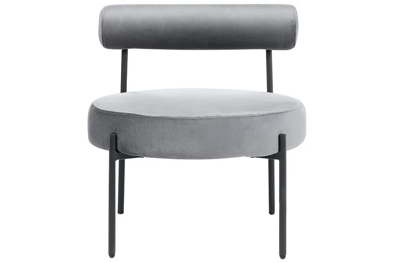 Lenestol Alpha - Grå, svart - Møbler - Stoler - Lenestoler - Lenestol uten armlene