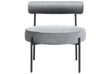 Lenestol Alpha - Grå, svart - Møbler - Stoler - Lenestoler - Lenestol uten armlene