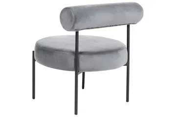 Lenestol Alpha - Grå, svart - Møbler - Stoler - Lenestoler - Lenestol uten armlene