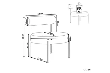 Lenestol Alpha Grønn/svart - Grønn/svart - Møbler - Stoler - Lenestoler - Lenestol uten armlene