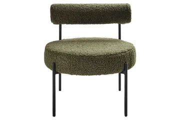 Lenestol Alpha Grønn/svart - Grønn/svart - Møbler - Stoler - Lenestoler - Lenestol uten armlene