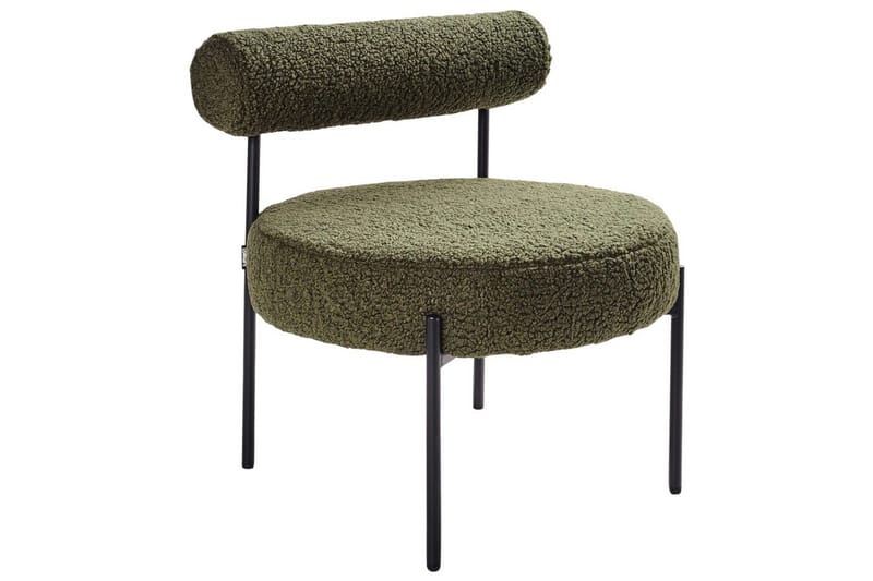 Lenestol Alpha Grønn/svart - Grønn/svart - Møbler - Stoler - Lenestoler - Lenestol uten armlene