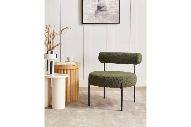 Lenestol Alpha Grønn/svart - Grønn/svart - Møbler - Stoler - Lenestoler - Lenestol uten armlene
