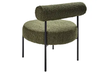 Lenestol Alpha Grønn/svart - Grønn/svart - Møbler - Stoler - Lenestoler - Lenestol uten armlene