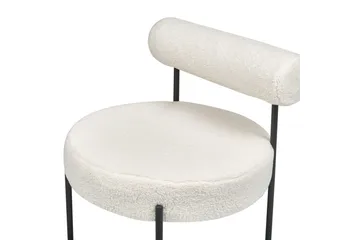 Lenestol Alpha - Hvit, Svart - Møbler - Stoler - Lenestoler - Lenestol uten armlene