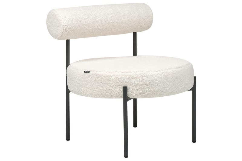 Lenestol Alpha - Hvit, Svart - Møbler - Stoler - Lenestoler - Lenestol uten armlene