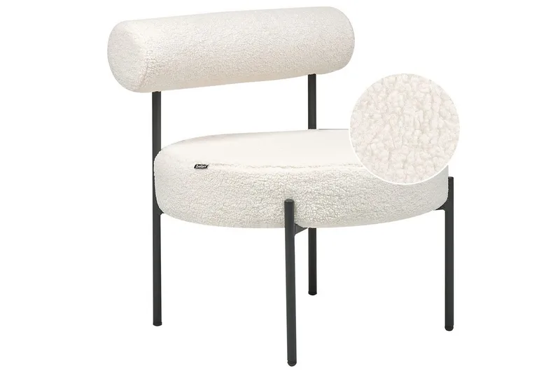 Lenestol Alpha, Hvit, Svart