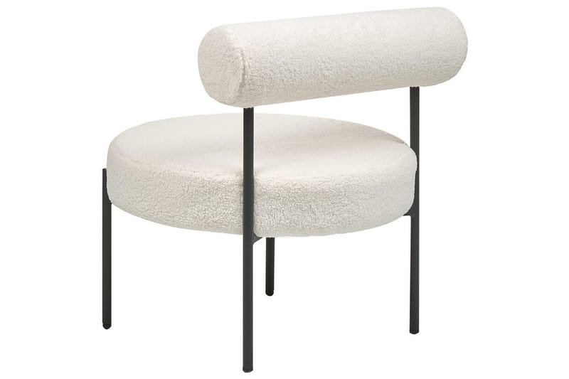 Lenestol Alpha - Hvit, Svart - Møbler - Stoler - Lenestoler - Lenestol uten armlene