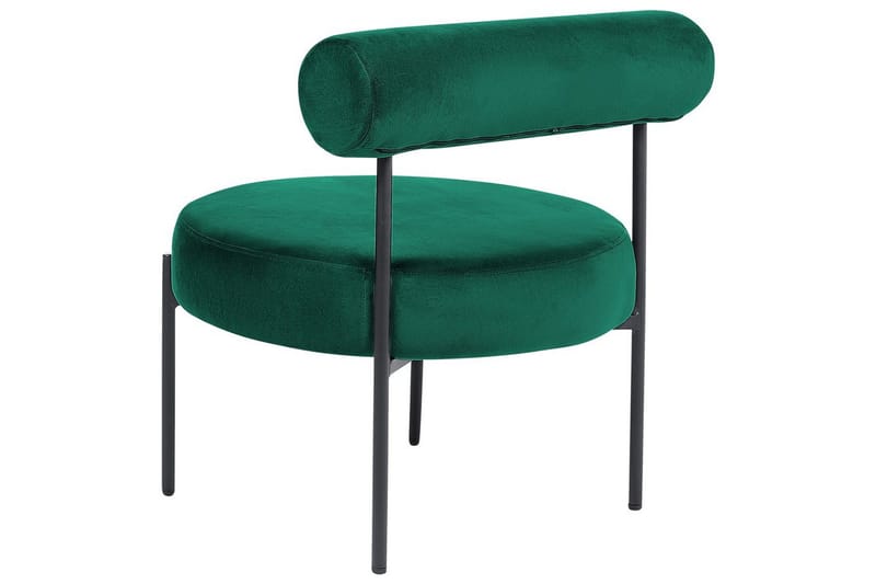 Lenestol Alpha - Smaragdgrønn, Svart - Møbler - Stoler - Lenestoler - Lenestol uten armlene