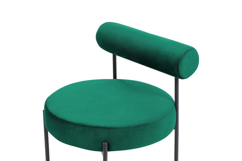 Lenestol Alpha - Smaragdgrønn, Svart - Møbler - Stoler - Lenestoler - Lenestol uten armlene
