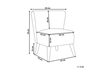 Lenestol Alven - Møbler - Stoler - Lenestoler - Lenestol uten armlene