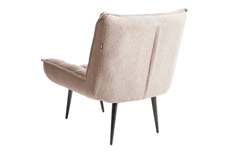 Lenestol Alvesta Beige/svart - Beige/svart - Møbler - Stoler - Lenestoler - Lenestol uten armlene