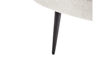 Lenestol Alvesta Hvit/Svart - Hvit/Svart - Møbler - Stoler - Lenestoler - Lenestol uten armlene