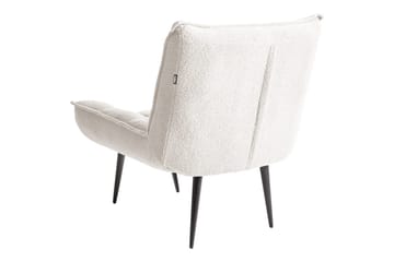 Lenestol Alvesta Hvit/Svart - Hvit/Svart - Møbler - Stoler - Lenestoler - Lenestol uten armlene