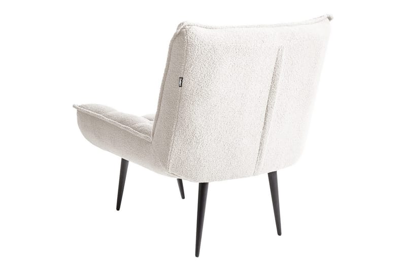 Lenestol Alvesta Hvit/Svart - Hvit/Svart - Møbler - Stoler - Lenestoler - Lenestol uten armlene