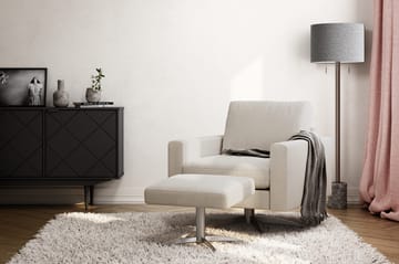 Lenestol Armunia - Beige/Svart - Møbler - Stoler - Lenestoler