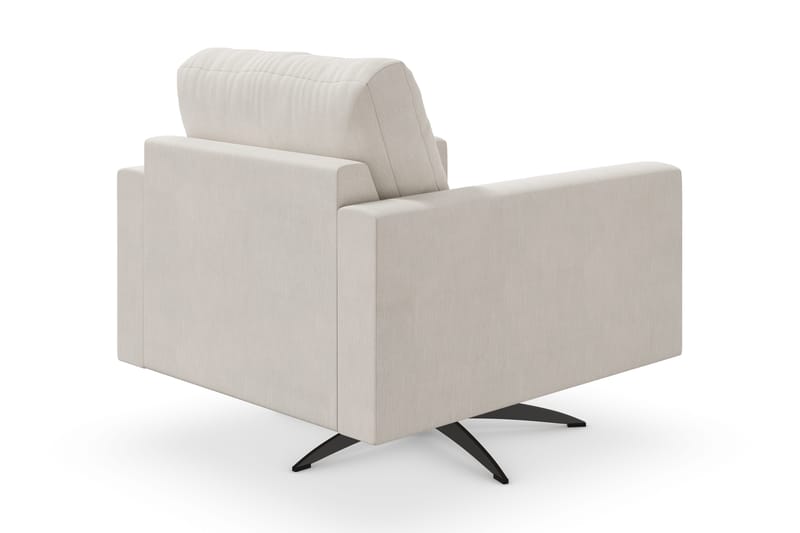 Lenestol Armunia - Beige/Svart - Møbler - Stoler - Lenestoler