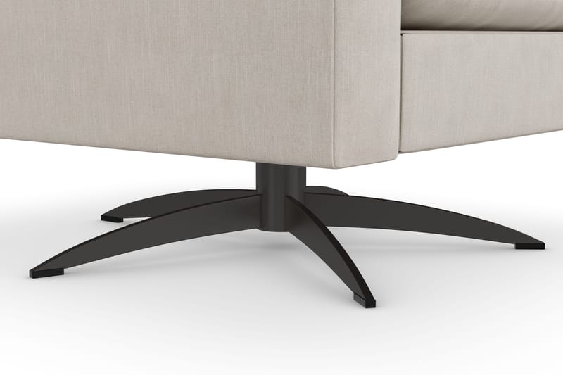 Lenestol Armunia - Beige/Svart - Møbler - Stoler - Lenestoler