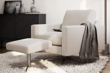 Lenestol Armunia - Beige/Svart - Møbler - Stoler - Lenestoler