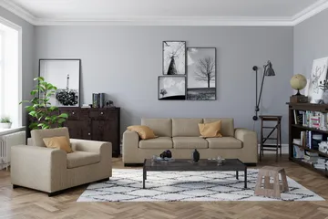 Lenestol Change Beige - Beige - Møbler - Stoler - Lenestoler