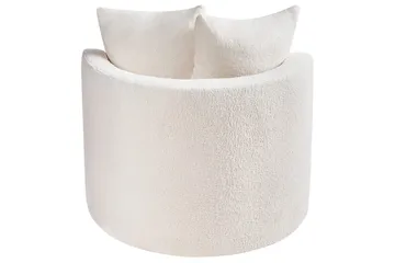 Lenestol Dalby Hvit - Hvit - Møbler - Stoler - Lenestoler - Lenestol uten armlene