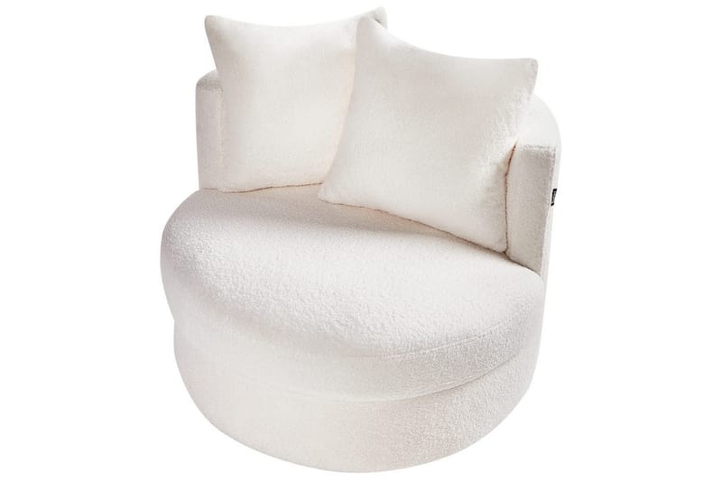 Lenestol Dalby Hvit - Hvit - Møbler - Stoler - Lenestoler - Lenestol uten armlene