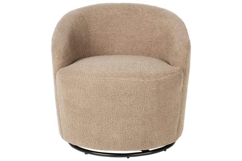 Lenestol Davik Beige/svart - Beige/svart - Møbler - Stoler - Lenestoler - Klubblenestol