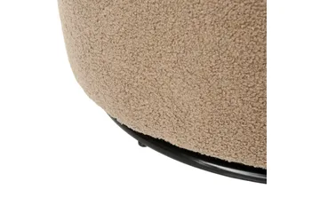 Lenestol Davik Beige/svart - Beige/svart - Møbler - Stoler - Lenestoler - Klubblenestol