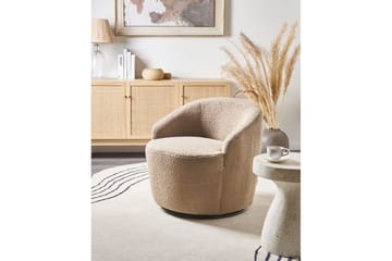 Lenestol Davik Beige/svart - Beige/svart - Møbler - Stoler - Lenestoler - Howard lenestol