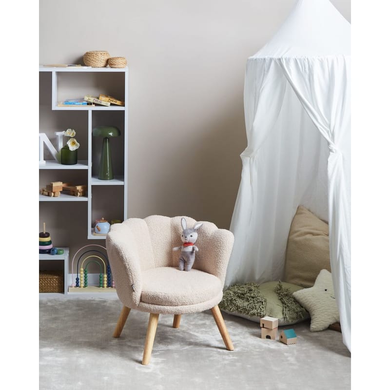 Lenestol Halby - Beige, lyst tre - Møbler - Stoler - Lenestoler - Howard lenestol