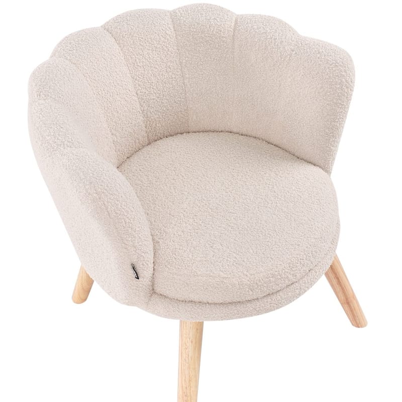 Lenestol Halby - Beige, lyst tre - Møbler - Stoler - Lenestoler - Howard lenestol