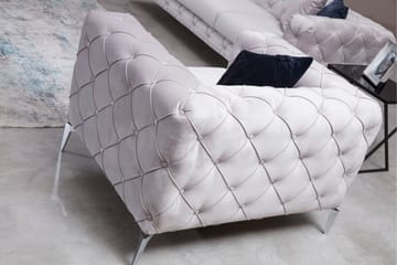 Lenestol Hervedeiro - Beige - Møbler - Stoler - Lenestoler