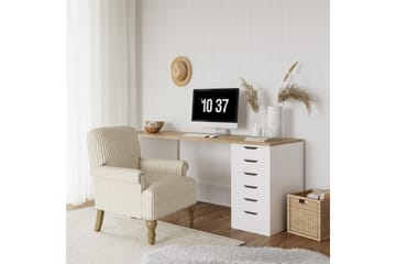 Lenestol Jaya Beige - Dorel Home - Møbler - Stoler - Lenestoler