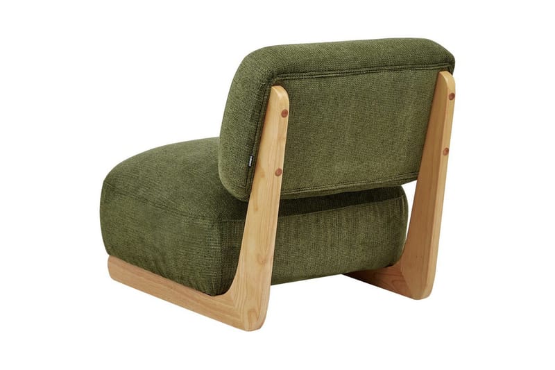 Lenestol Kokkola - Grønn, lyst tre - Møbler - Stoler - Lenestoler
