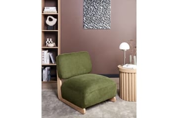 Lenestol Kokkola - Grønn, lyst tre - Møbler - Stoler - Lenestoler