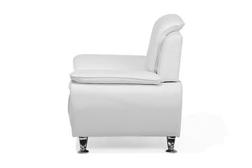 Lenestol Leira - Hvit - Møbler - Stoler - Lenestoler