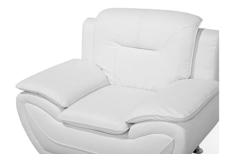 Lenestol Leira - Hvit - Møbler - Stoler - Lenestoler