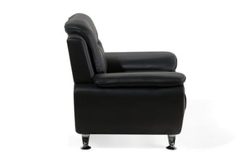 Lenestol Leira - Svart - Møbler - Stoler - Lenestoler