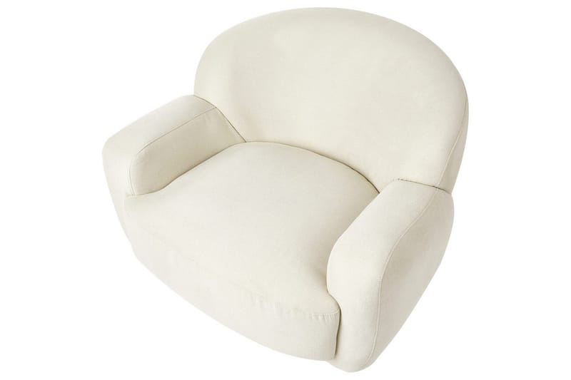 Lenestol Lejre Beige/Gull - Beige/Gull - Møbler - Stoler - Lenestoler - Klubblenestol