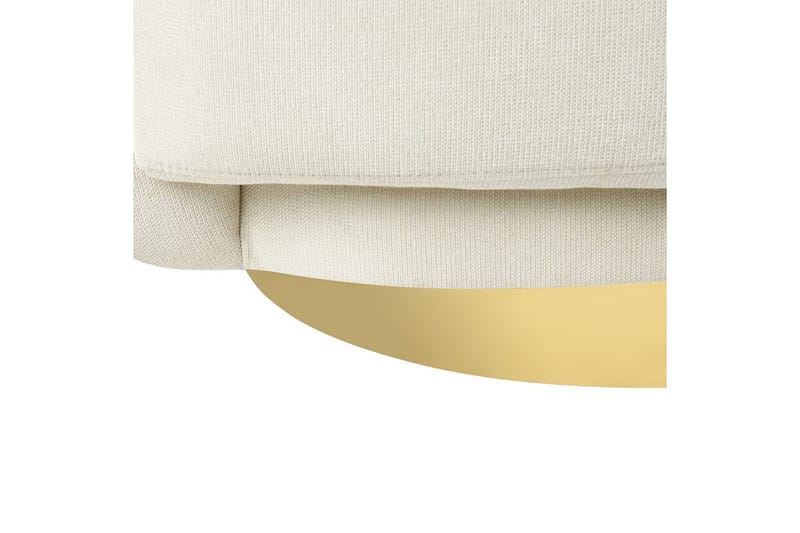 Lenestol Lejre Beige/Gull - Beige/Gull - Møbler - Stoler - Lenestoler - Klubblenestol
