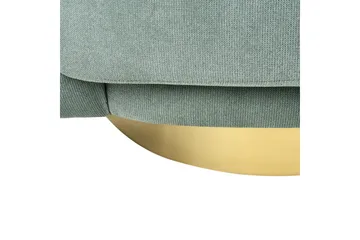 Lenestol Lejre Grønn/gull - Grønn/gull - Møbler - Stoler - Lenestoler - Klubblenestol