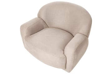 Lenestol Lejre Taupe/gull - Taupe/gull - Møbler - Stoler - Lenestoler - Klubblenestol