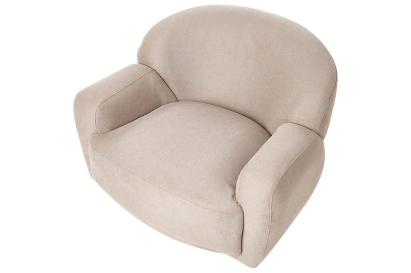 Lenestol Lejre Taupe/gull - Taupe/gull - Møbler - Stoler - Lenestoler - Klubblenestol